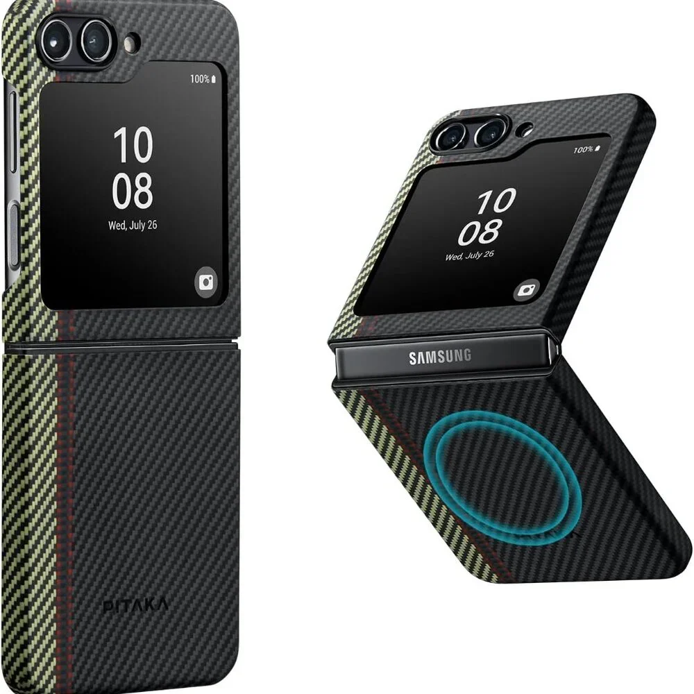 💯 Genuine📱PITAKA📱 MagEZ Case 3 for Z Flip 5 Compatible with MagSafe, Overture